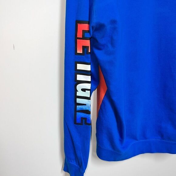 Le Tigre Sunset Color Block Mens Pullover Hoodie Sz XL - Picture 3 of 6